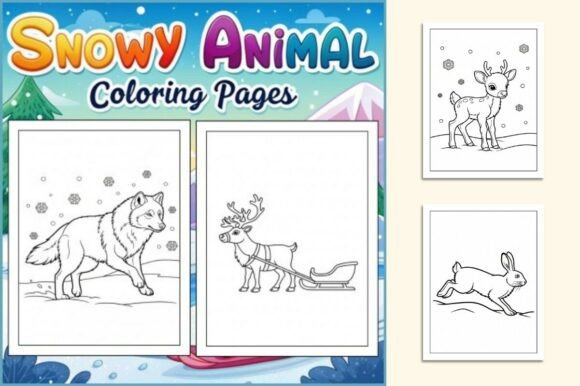 Download Snowy Animal Coloring Pages - Snowy animal Collection