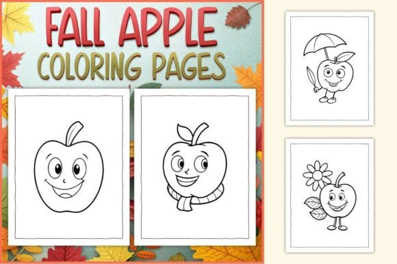 Download Fall Apple Coloring Pages for Kids - Apple coloring pages Collection