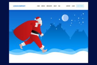 Download Christmas Concept of Header Web Design for Landing Page - Concept Collection