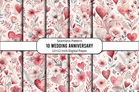 Download Romantic Watercolor Anniversary Style - Style Collection