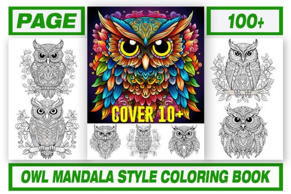 Download Owl Mandala Style Coloring Book - Style Collection
