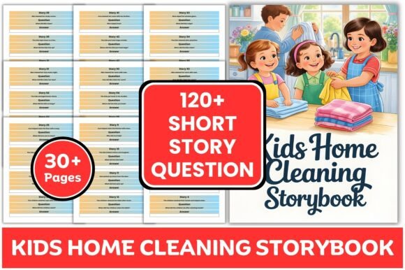 Download Kids Home Cleaning Storybook - Home Collection