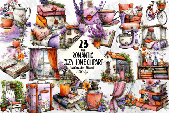 Download Romantic Cozy Home Clipart PNG - Cozy home Collection