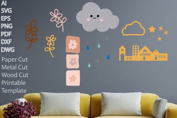 Download Laser Cut Kids Home Decor Bundle SVG - Home Collection