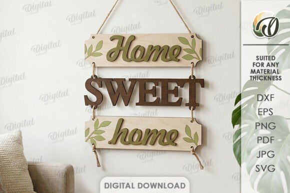 Download Rustic Home Wall Decor Laser Cut - Home Collection