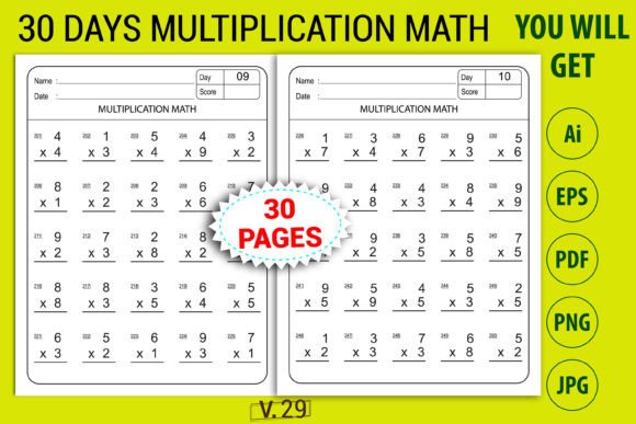 Download Multiplication Math for Kids Home Work - Home Collection